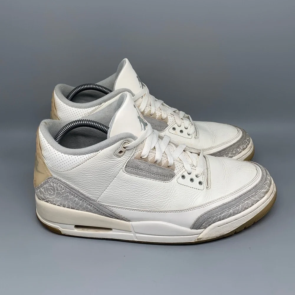 Jordan 3 Retro Craft Ivory Basketball Shoes FJ9479-100 Men’s Sz‎ 11